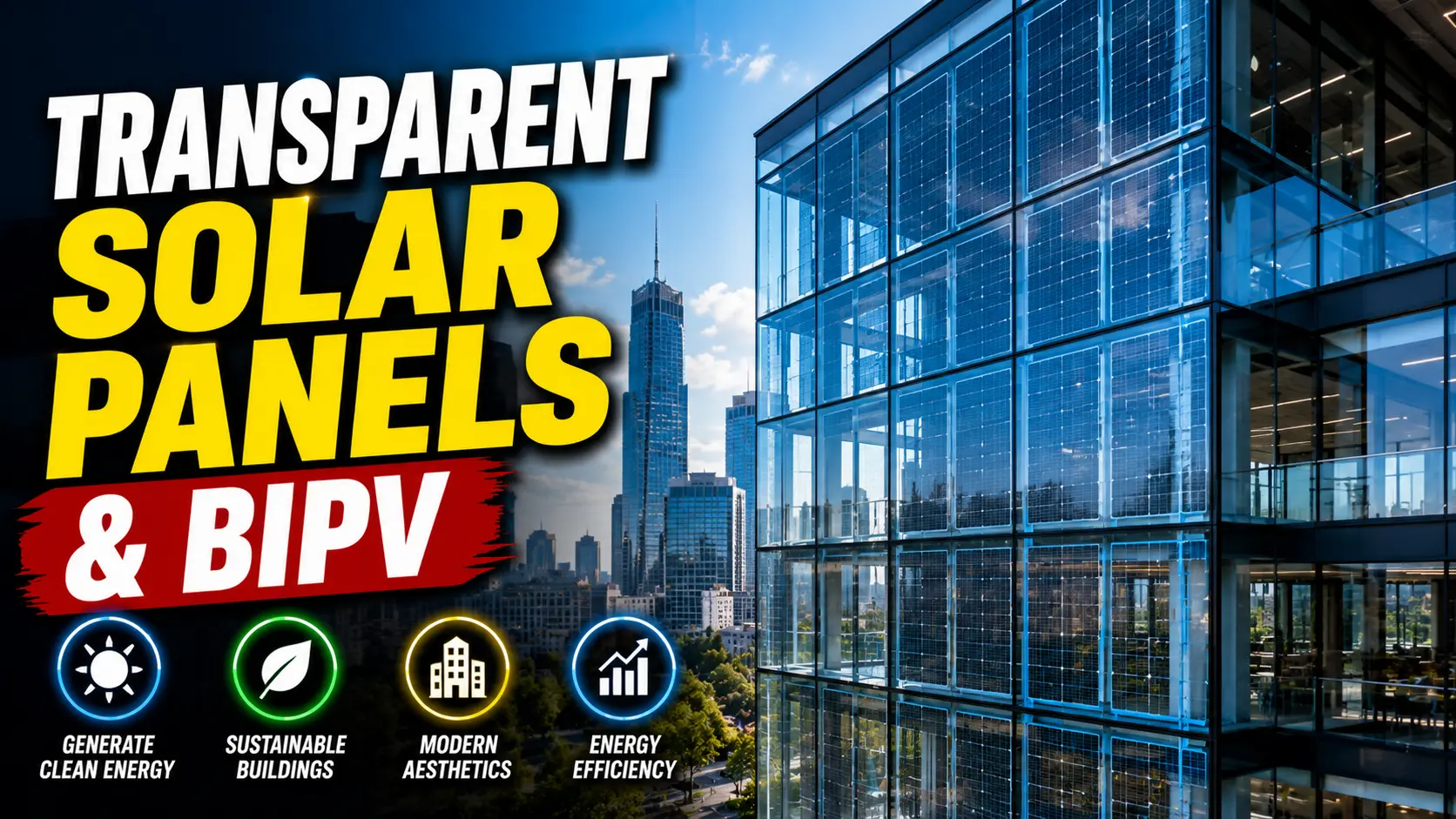 Transparent Solar Panels BIPV